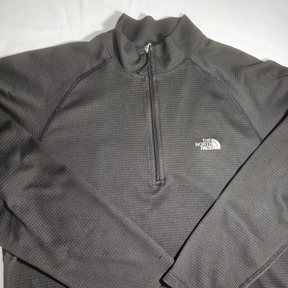 The North Face Flight Series Mens Medium Gray 1/4 Zip Pullover AU0D Running Top